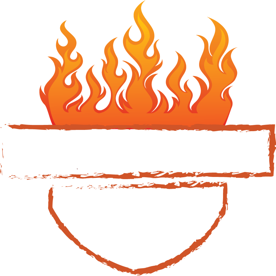 ol smoky bbq logo white lettering